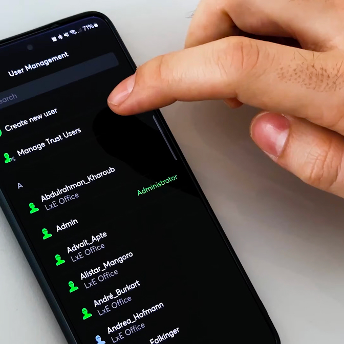 Ph loxone app user groups